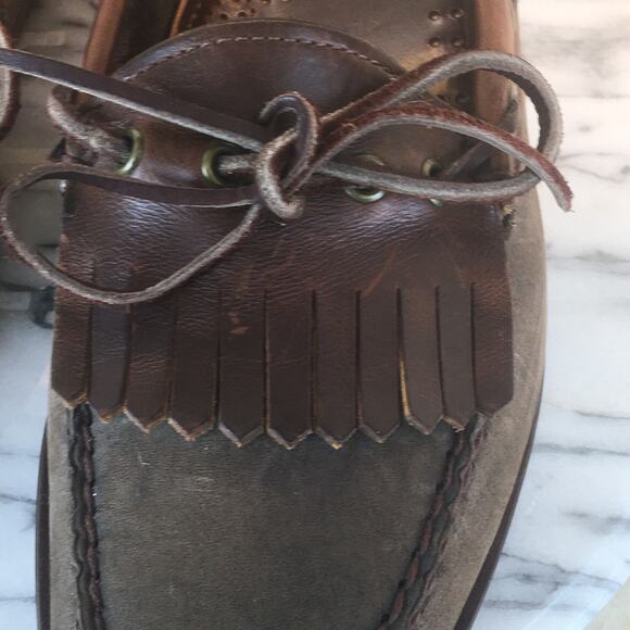 G. H. Bass & Co. Brown WEEJUNS Leather Loafer Men's Size 8 1/2 - Picture 8 of 16